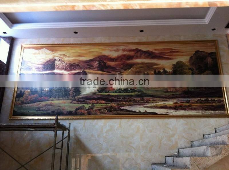 BISINI Luxury Modern Ceramic Art Wall Panel, 600*600mm; 800*800mm