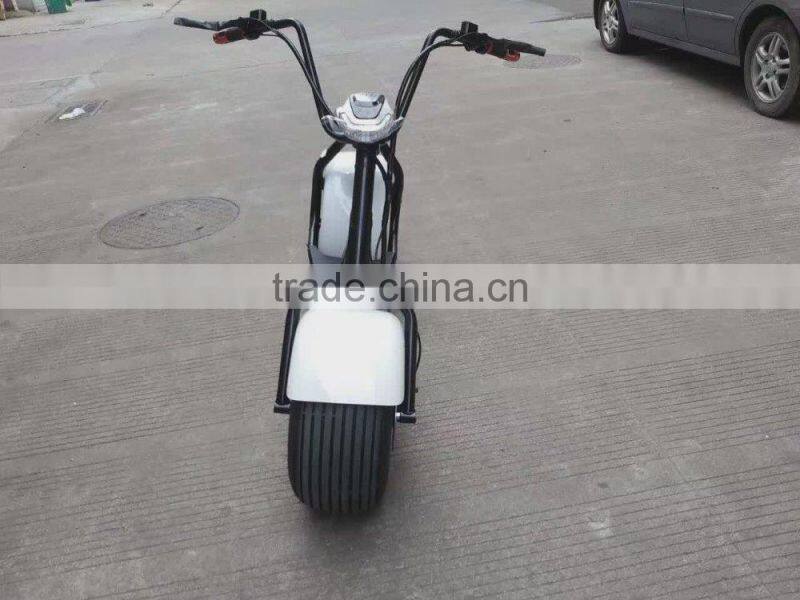 2017 electric adult motorcycle scooter 2 wheel electric scooter with big wheels