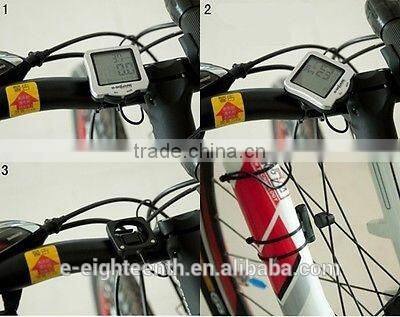 2016 new hot Cycling Bike Bicycle Computer Odometer Speedometer 30 functions Backlight Black 570