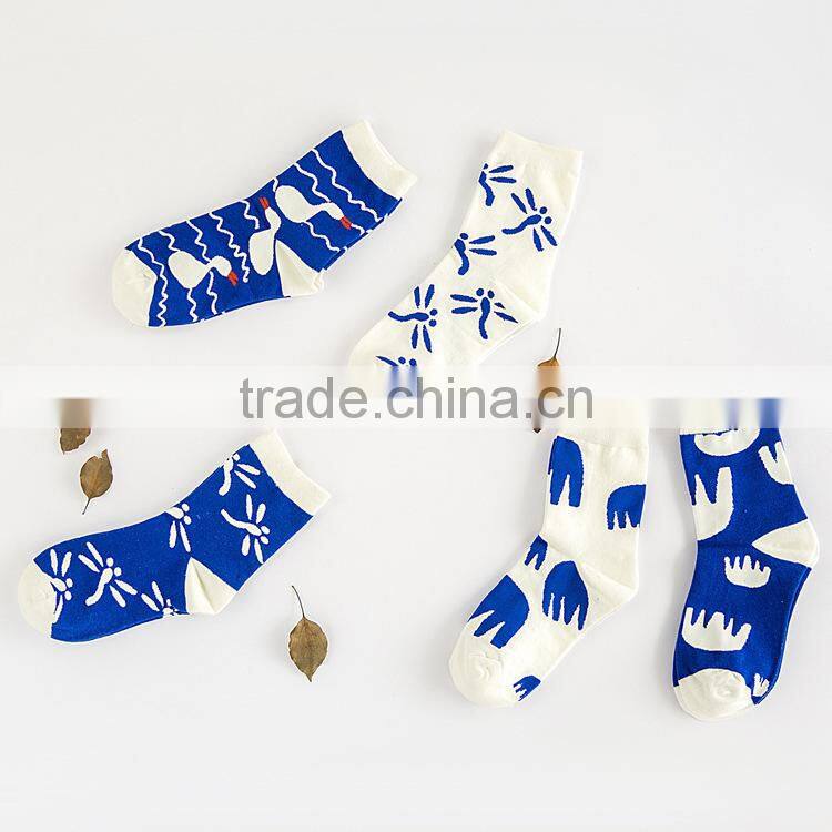 Lovely Animals Pattern Young Girls Socks,Elastic Socks Women Wholesale