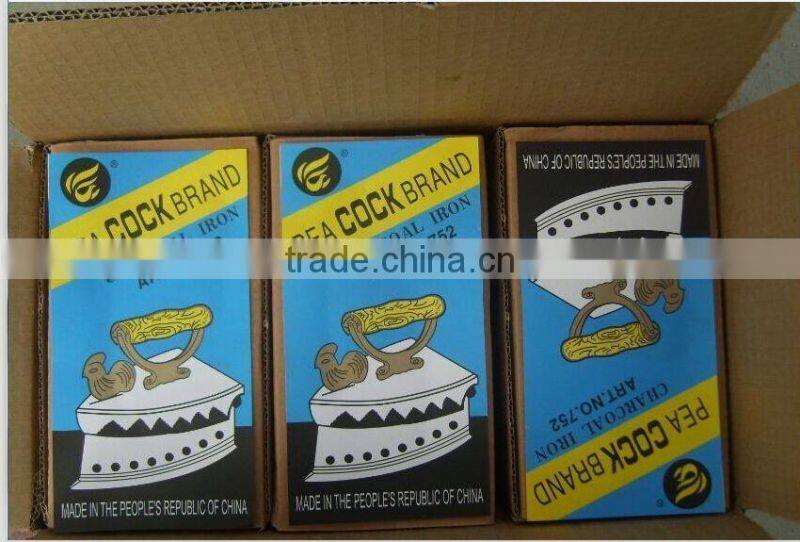CHARCOAL IRON 752 FOR AFRICA COCK BRAND/Low Price Charcoal Iron