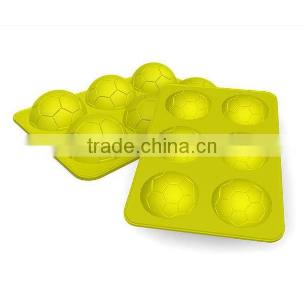 creative football shape silicone cake mold