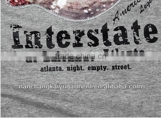 2013 autumn new stylish men's baseball cap printing thick long sleeve t-shirt