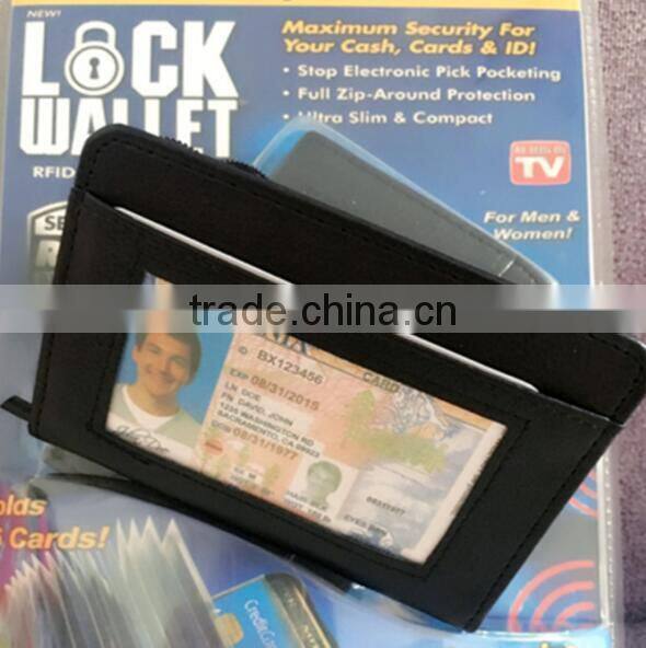 Outdoor Safety Lock Wallet - RFID Blocking Wallets As Seen on TV