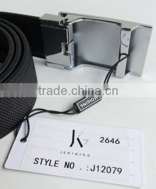 J12079 Auto-lock Buckle Belt Fashion Man's Dress Belt Business Style Belt