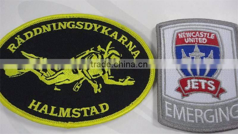 high quality customuzed embroidery patch, embroidery badges