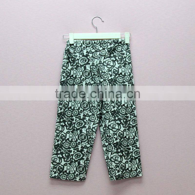 New baby knit drawstring grey sport pants