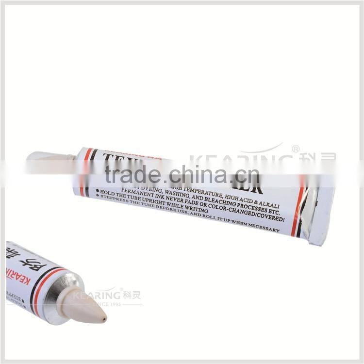 65ml textile marker with 2 years life shelf span weight 90g/pcs TM25-Y/B/R
