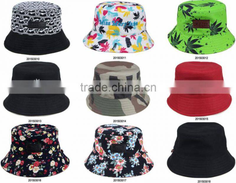 Fishing bucket hat with string bulk , cheap wholesale bucket hats