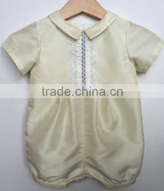 2017 Newborn Satin Baby Girls Bubble Romper with Hat