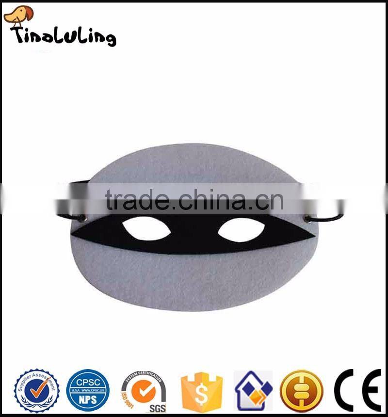 Very Cool colorful glasses felt kids mask with black elastic head band