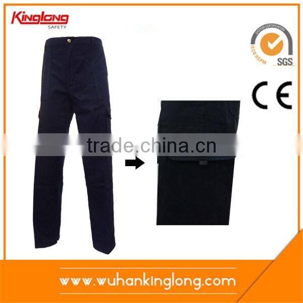 China Wholesales 100% Cotton Kaki Denim Custom Cargo Work Pants for Men