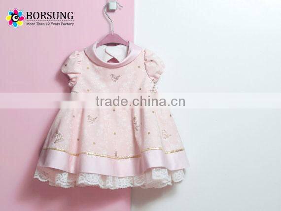 New conception children Princess Dress Design kids Wedding Dress pink tutu One Piece skirt for Baby Girl Party Dresses