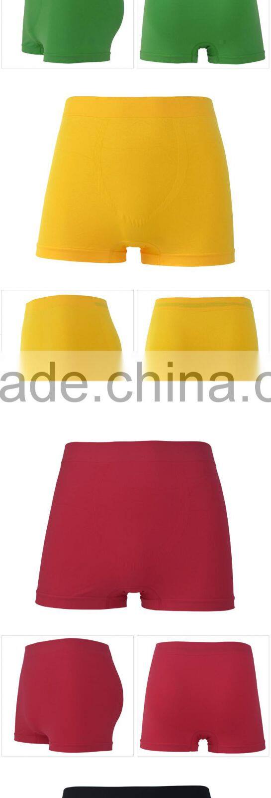 HSZ-0010 Boys athletic-cut underwear for sport open crotch cheap panties in various solid color top brands