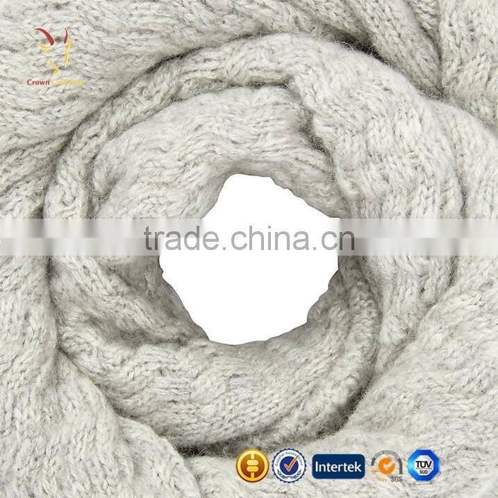 Made Round Scarf Cashmere Merino wool Scarf