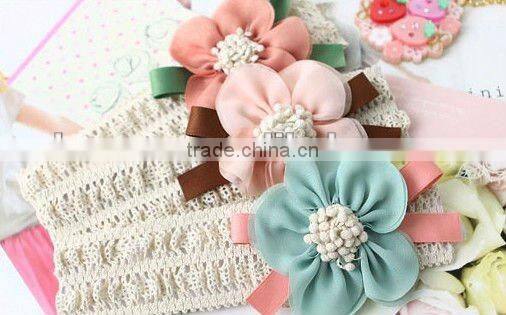 Bow Clip Headband for Baby Girls