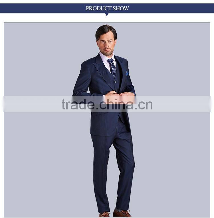 Bospoke Slim Fit Blue Latest Design Coat Pant Men Suit