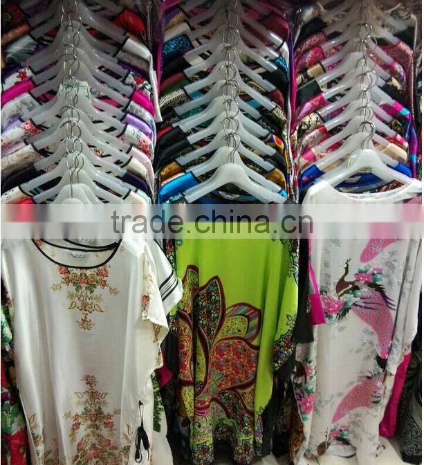 Satin wedding robes silk bridal party bathrobes robe de soiree RS1-0020