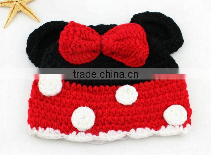 Crochet baby hat Infant Cute Hot sale Custom High quality new fashion hat Toddler crochet hat for sale