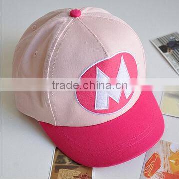 Summer hot pink baseball cap high quality soft baseball caps