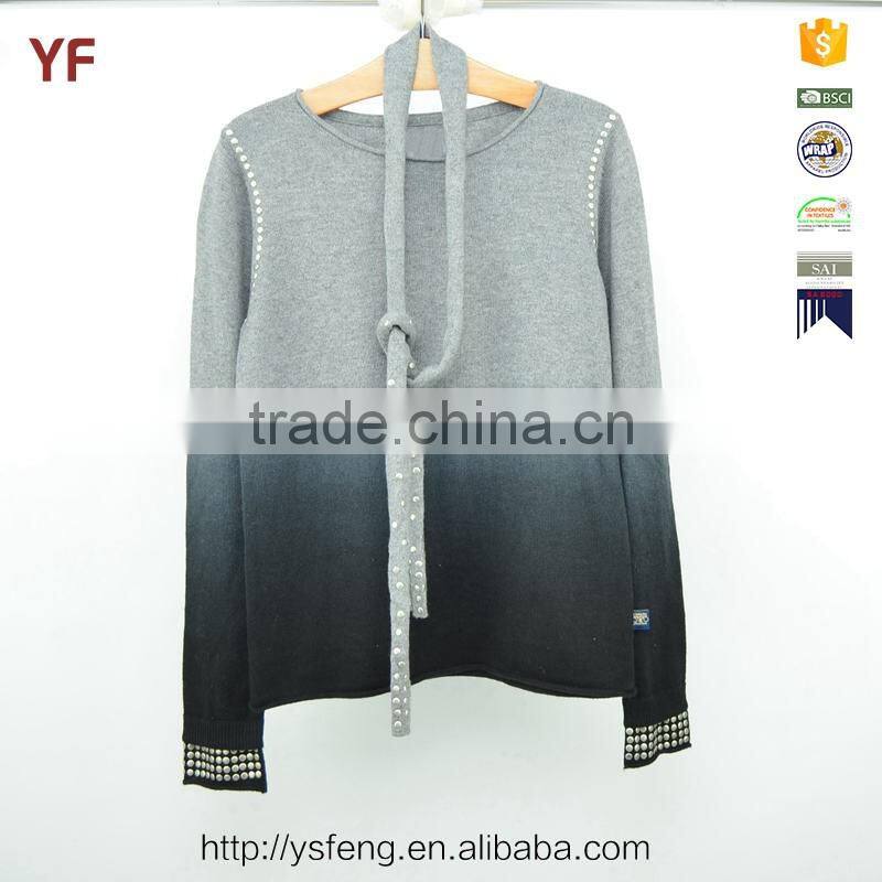 Dip Dye Branded Kids Sweaters Models For Children