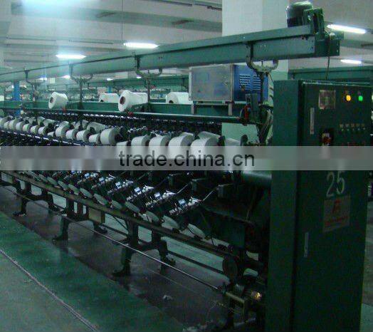 Black 100% Close Virgin Spun Dyed Polyester Yarn