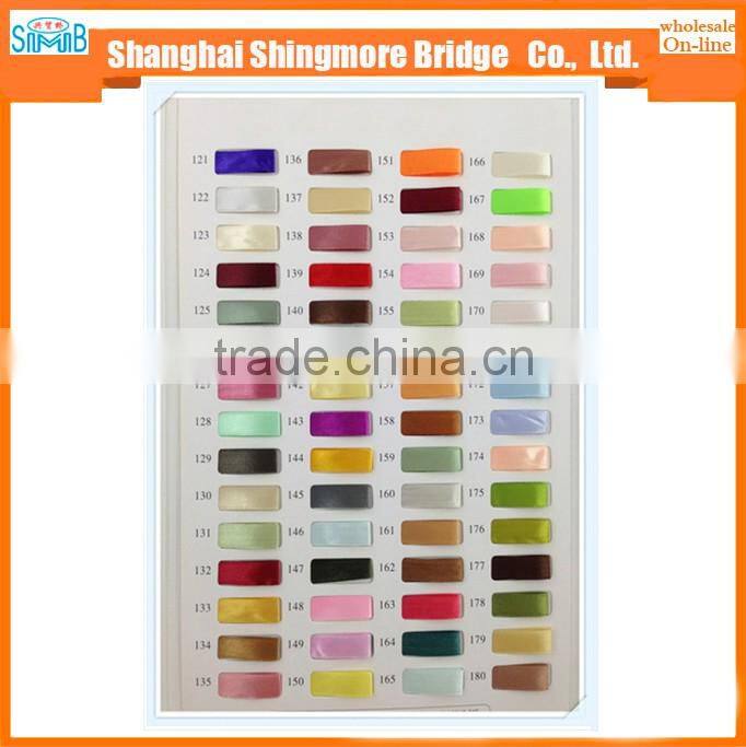 Textile factory hot wholesale satin ribbon for garment accessories, and gift packing