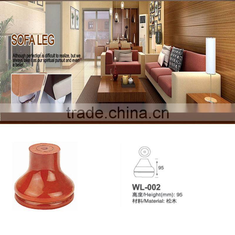 Wooden sofa leg