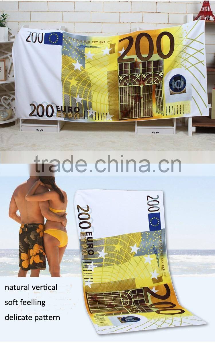 Micro fibre travel towel beach printed custom logo