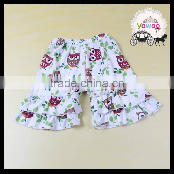 Latest fashion design little girls denim jeans shorts with belt popular broken hole style wholesale store buttons stylish shorts