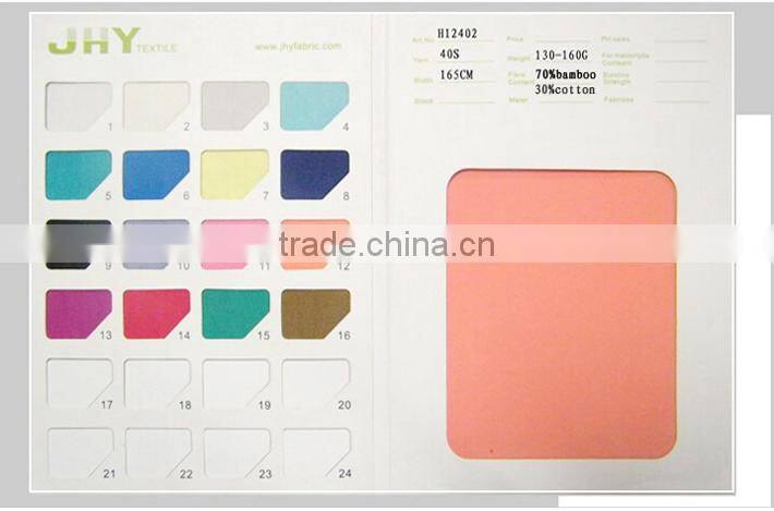 New product 40s Bamboo Cotton spandex mix fabric for women's panties