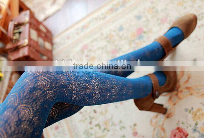 spring autumn colorful tights the lace ombre pantyhose Carve patterns or designs restoring ways render pantyhose Render socks