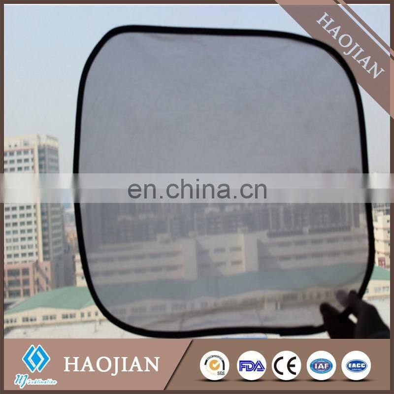 Sublimation high quality 100% polyester printing car sunshade with DIY logo