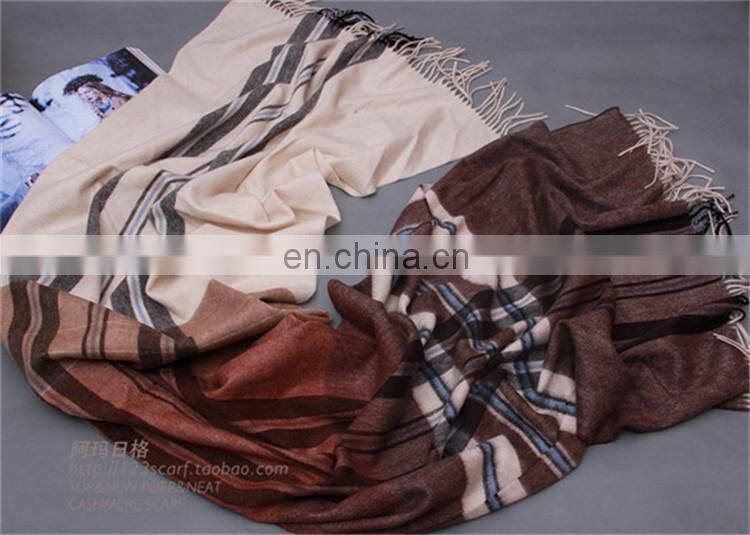 inner mongolia factory wholesale lambs wool plain woven yarn dye scarf fashion ladies winter warm classic tartan wool shawl