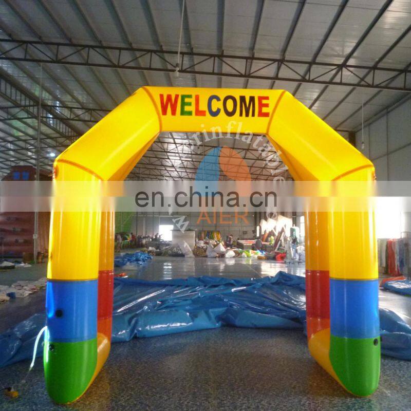 Commercial inflatable yellow Arches,Cheap inflatable arch for sale,durable Inflatable arch for events,