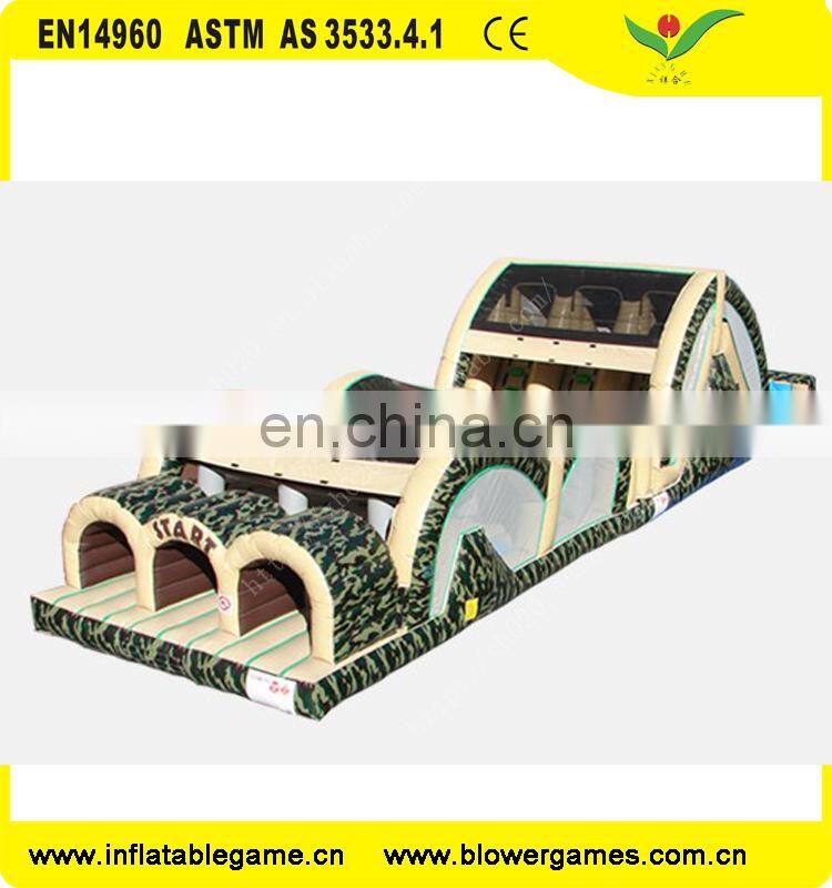 Camouflage adult and kids obstacle course for sale