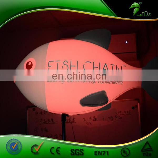 Fish Model Balloon Inflatable Fish Light , Advertising Inflatable LED Fish