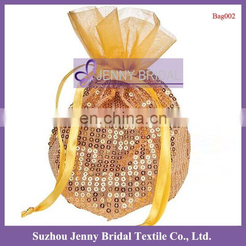 Bag001 cheap christmas decorative sequin luxury gift bags