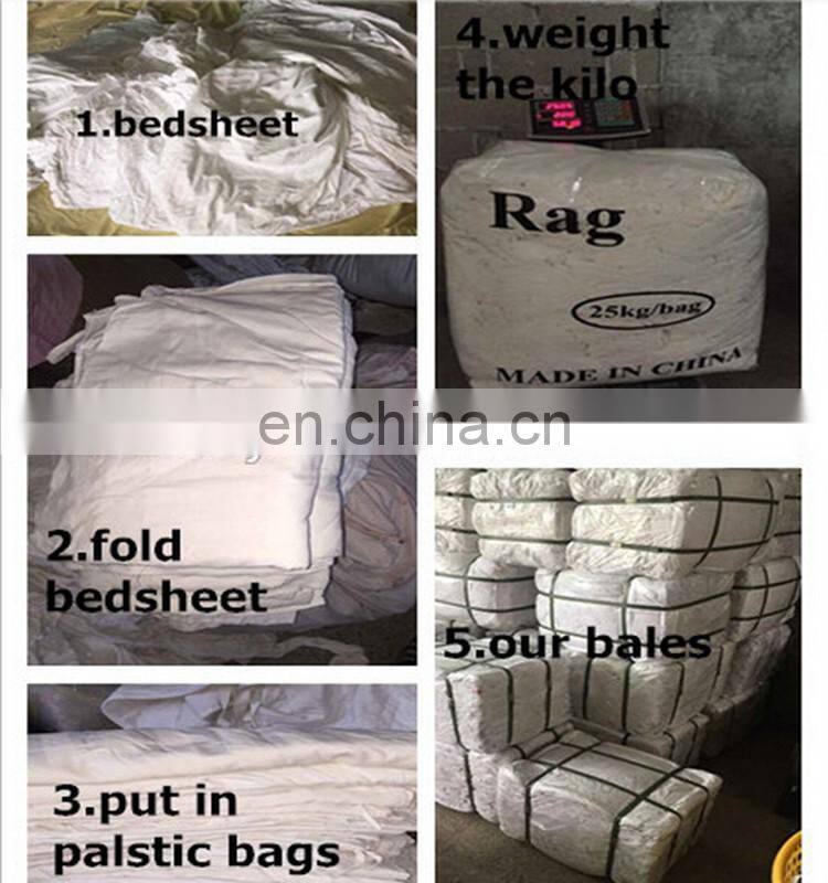 white wiping rags 100% cotton cheap cleaning rags wiping cotton rags