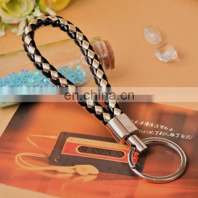 2016 Newest Style Simple Style High Quality Woven Rope Keychain