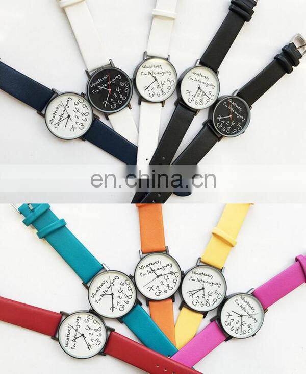 Wholesale lady watches wrist watch new design fashion girls watch