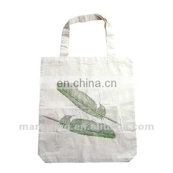 Natural Unbleached Cotton Bags with Shoulder Handles