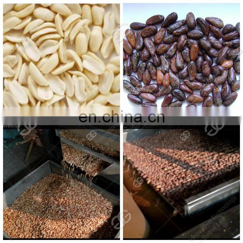 Compact Structure Peanut Groundnut Kernel Half Separating Cutting Peeler Coco Bean Peeling Machine