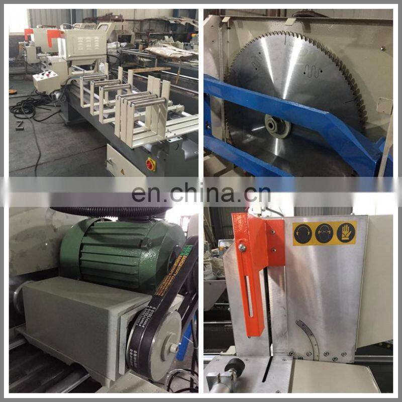 High Precision Aluminum Fabrication Window Door Double Head Mitre Cutting Saw Machine