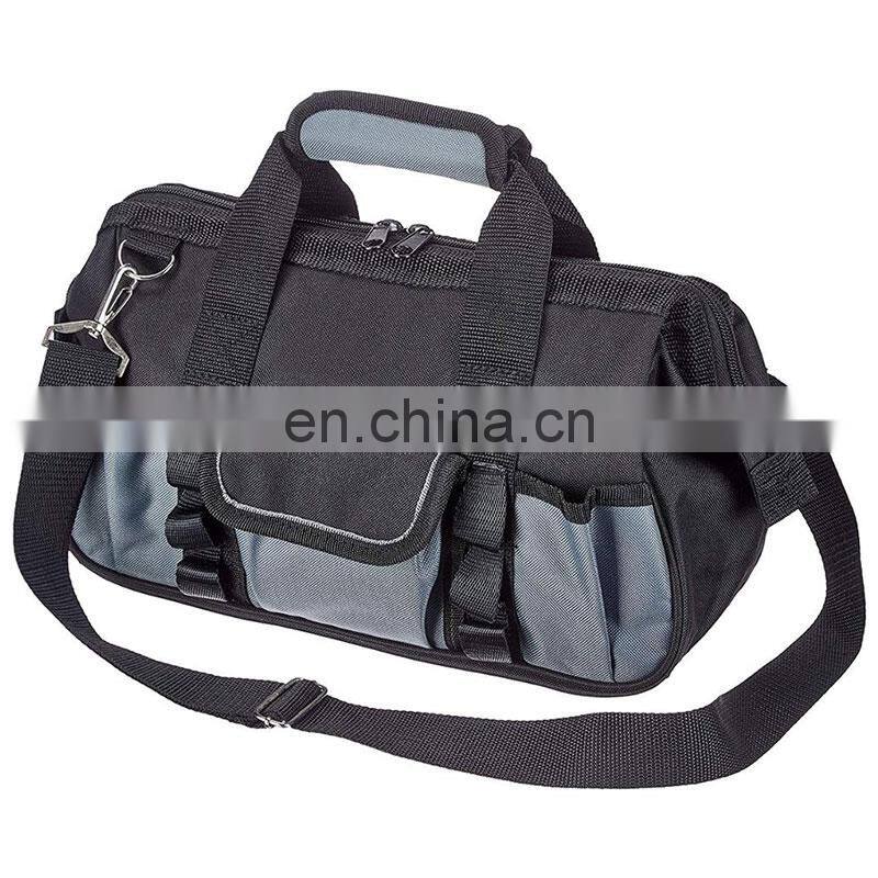 Heavy Duty 16'' multiple pockets easy carry tool bag