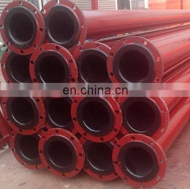 ASTM A53Gr.B Rubber Lined Carbon Steel Pipe