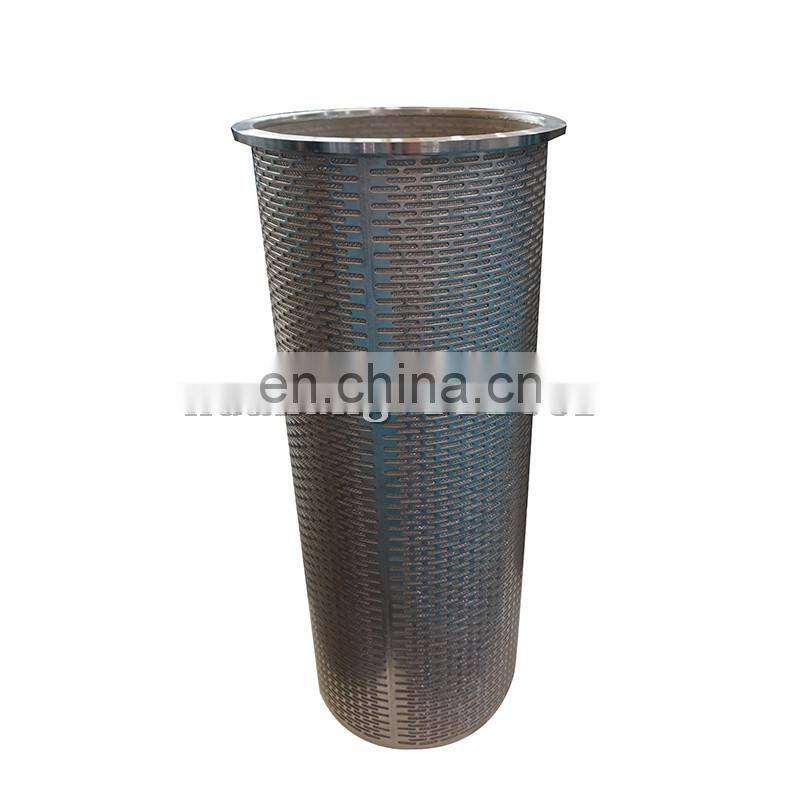 Stainless steel wire wedge wire water filter screen tube