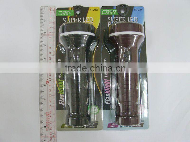 ABS Plastic LED torch element 3 watt led flashlight