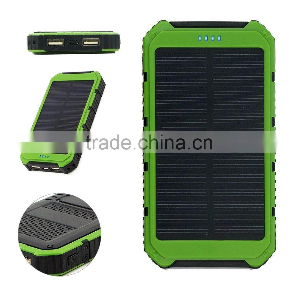 2016 new arrival solar power bank 12000mah