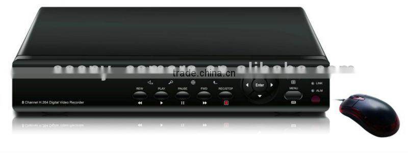 Support email alarm 4ch full D1 real-time DVR H 264